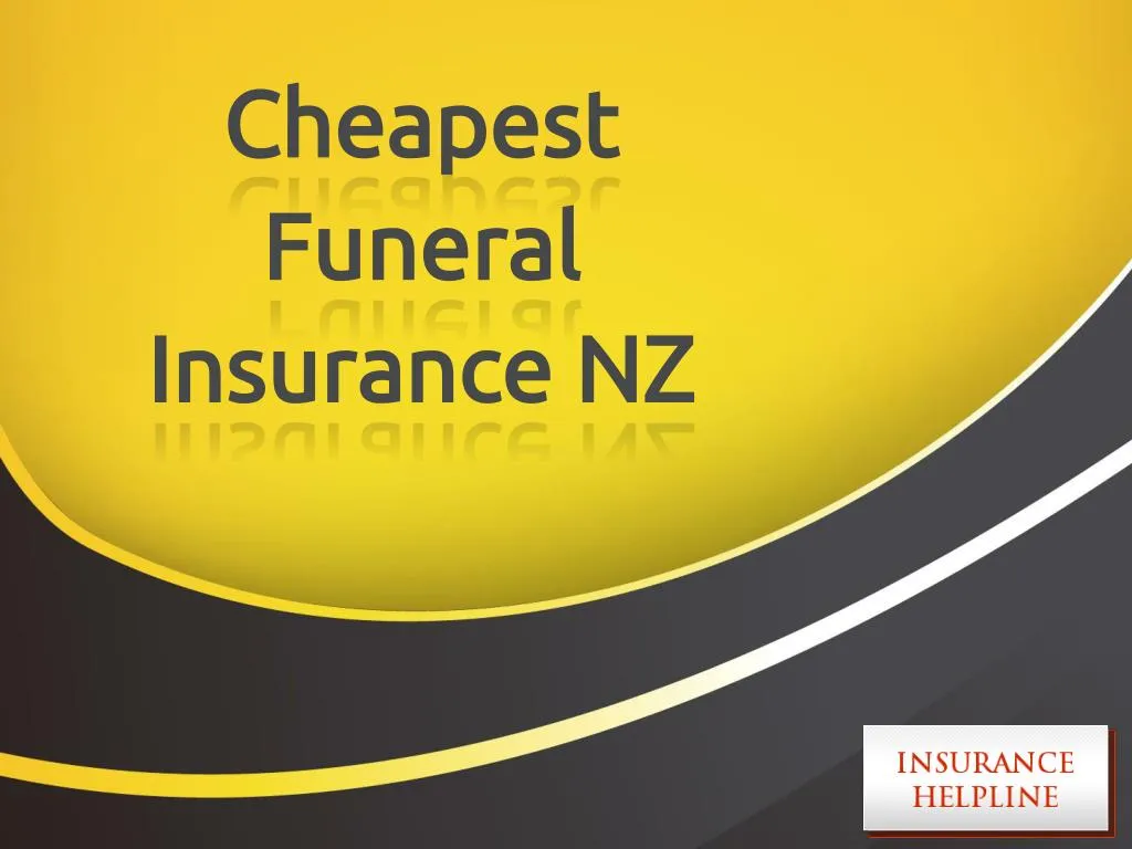 cheapest funeral insurance nz