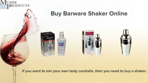 Barware Shaker