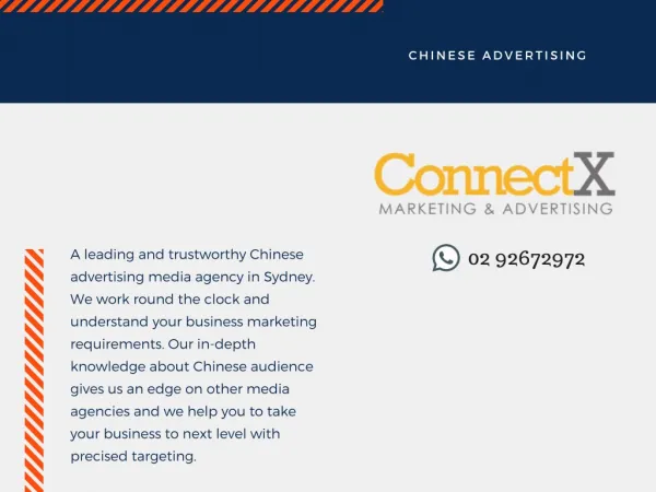 Chinese Advertising Media Agency in Sydney - ConnextX