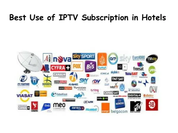 Best Use of IPTV Subscription in Hotels