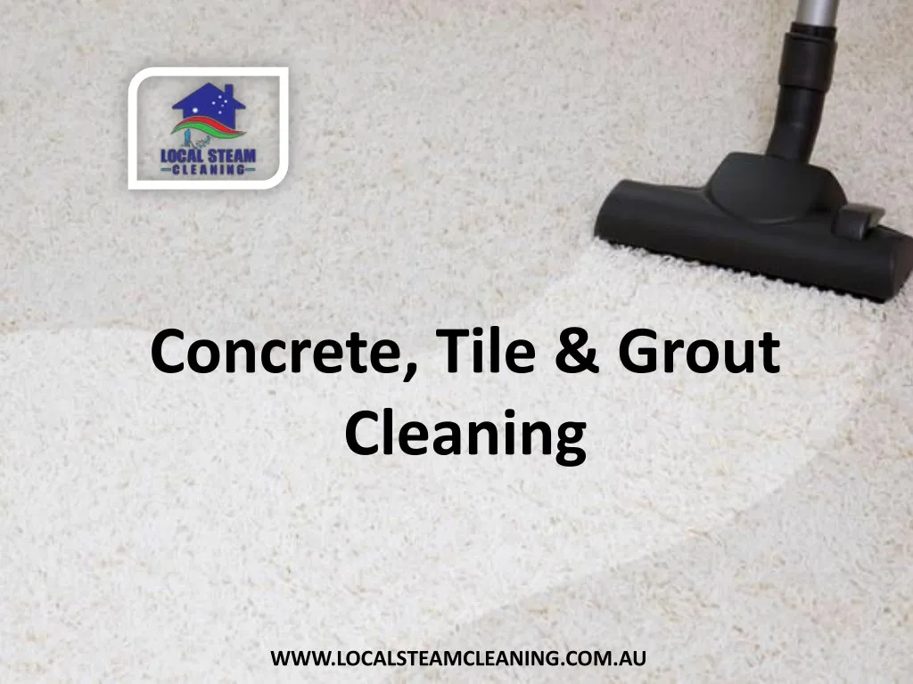 concrete tile grout cleaning