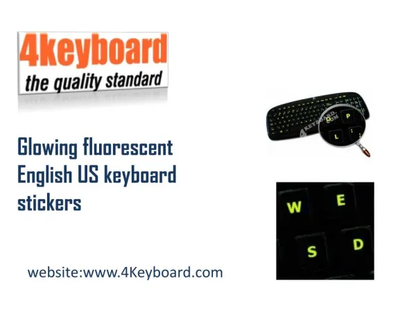 Glowing Fluorescent keyboard Sticker | 4keyboard