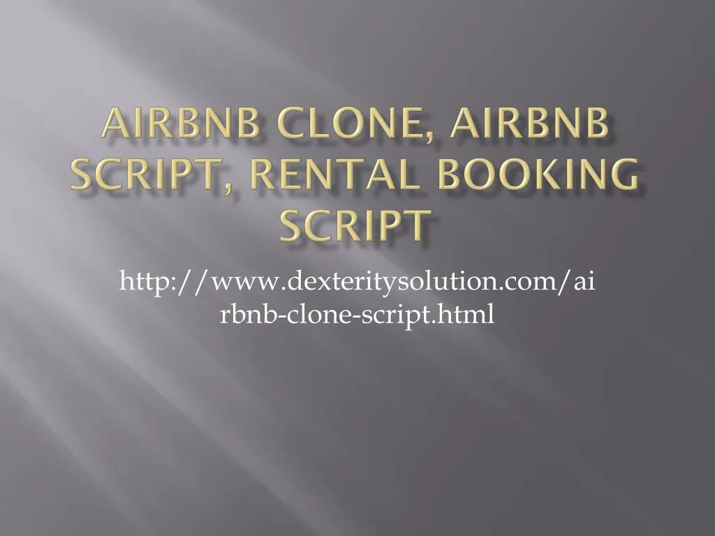 airbnb clone airbnb script rental booking script