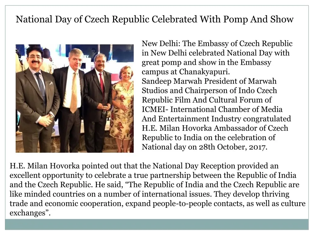 national day of czech republic celebrated with