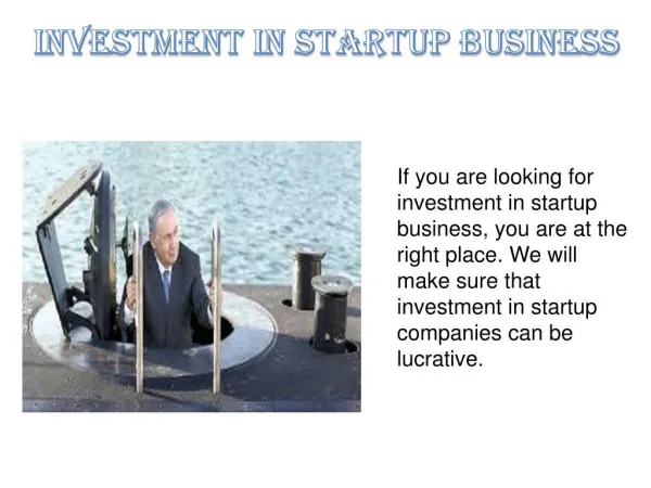 Small Business Investment