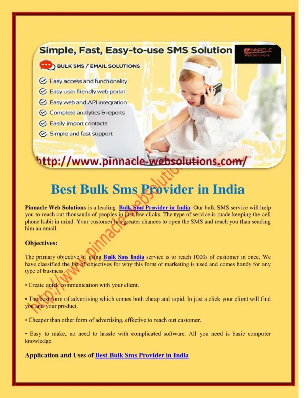 Best Bulk Sms Provider in India