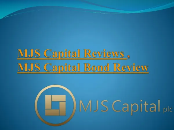 MJS Capital PLC, MJS Capital Management