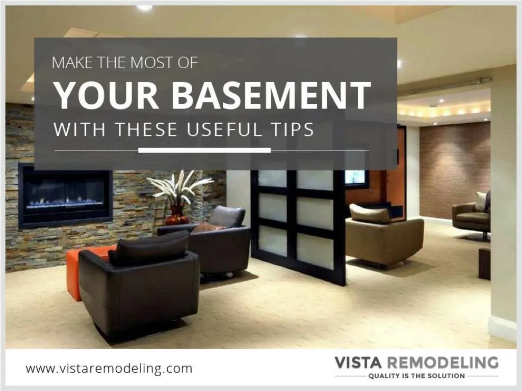 make the most of your basement with these useful tips