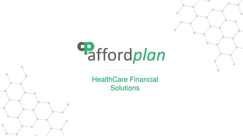 healthcare financial solutions