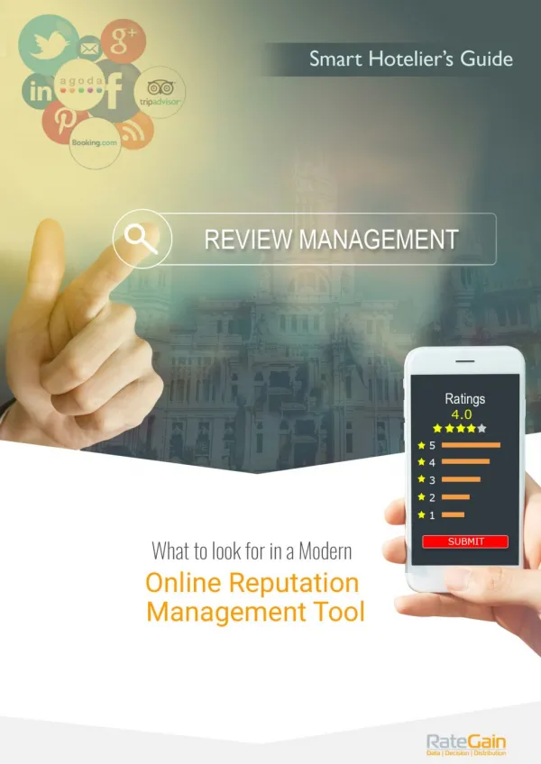 Hotelier's Guide to Selecting an Online Reputation Management Tool