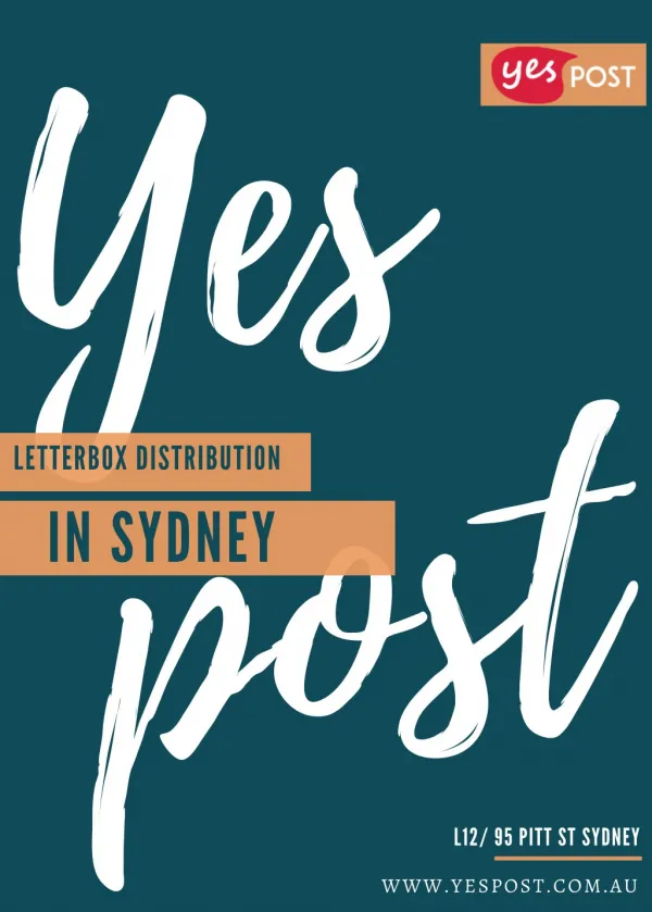 Letterbox Distribution - A Promotional Channel