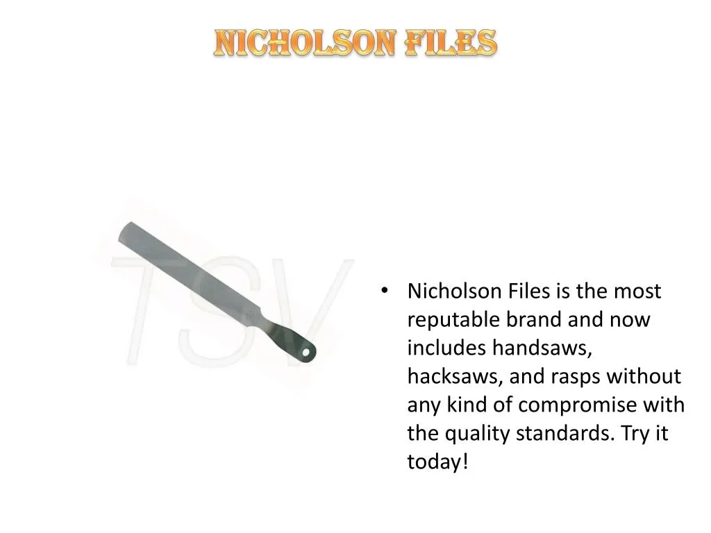 nicholson files