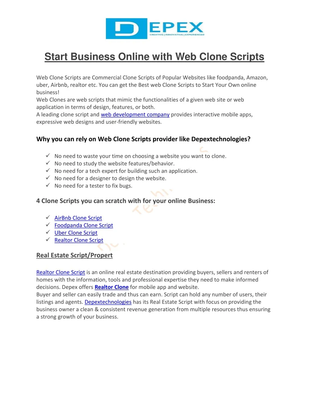start business online with web clone scripts