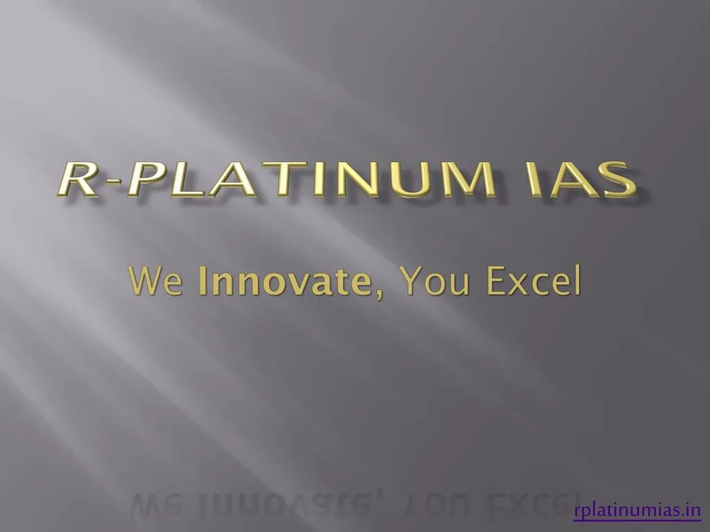 r platinum ias