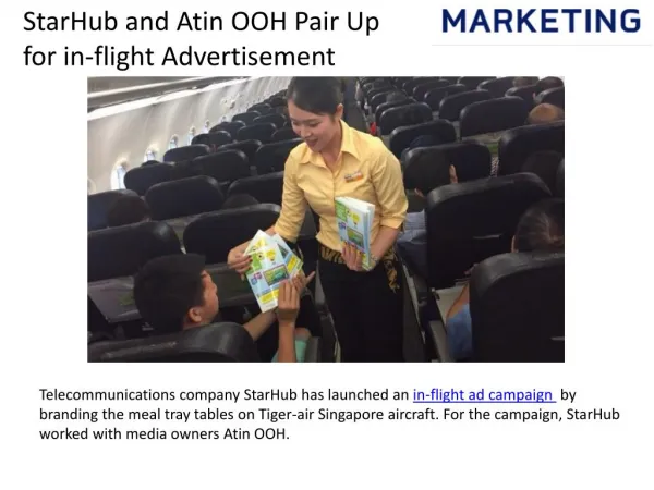 StarHub and Atin OOH Pair Up for In-flight Advertisement