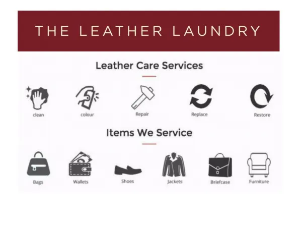 Leather Laundry - Shoe Laundry & Repair