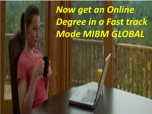 now get an online degree in a fast track mode