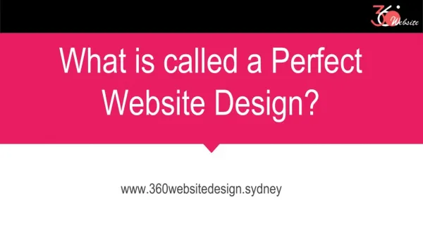 Professional Website Designing Company in Sydney!