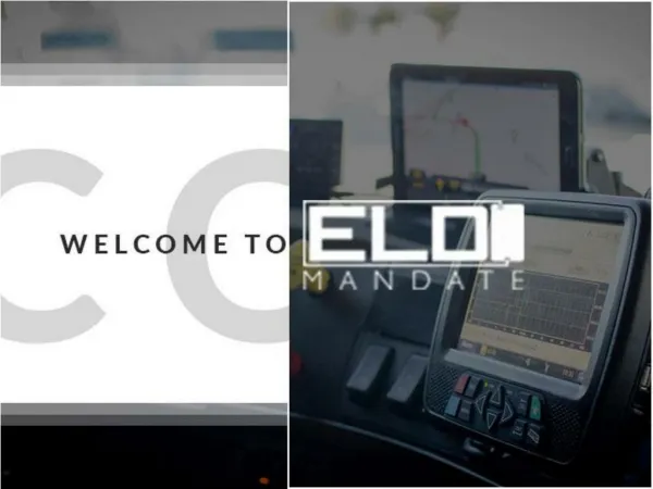 ELD mandate | Electronic logbook for truckers in USA