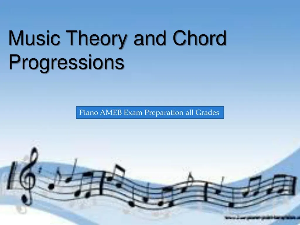 music theory and chord progressions