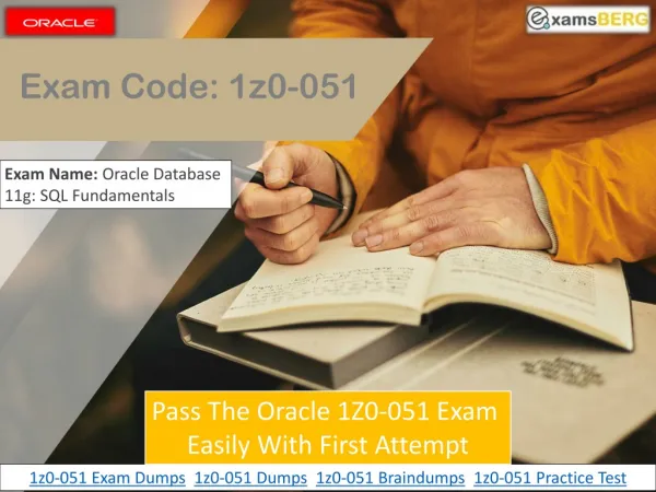 Download Oracle 1Z0-051 Dumps | 1Z0-051 Exam Dumps | Examsberg