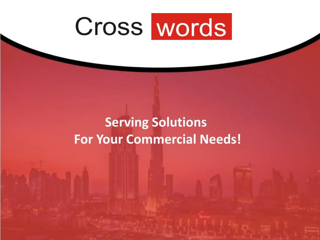 serving solutions for your commercial needs