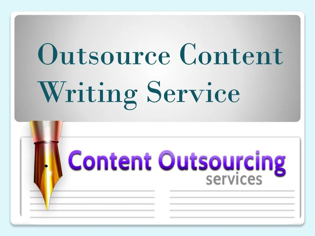 outsource content writing service