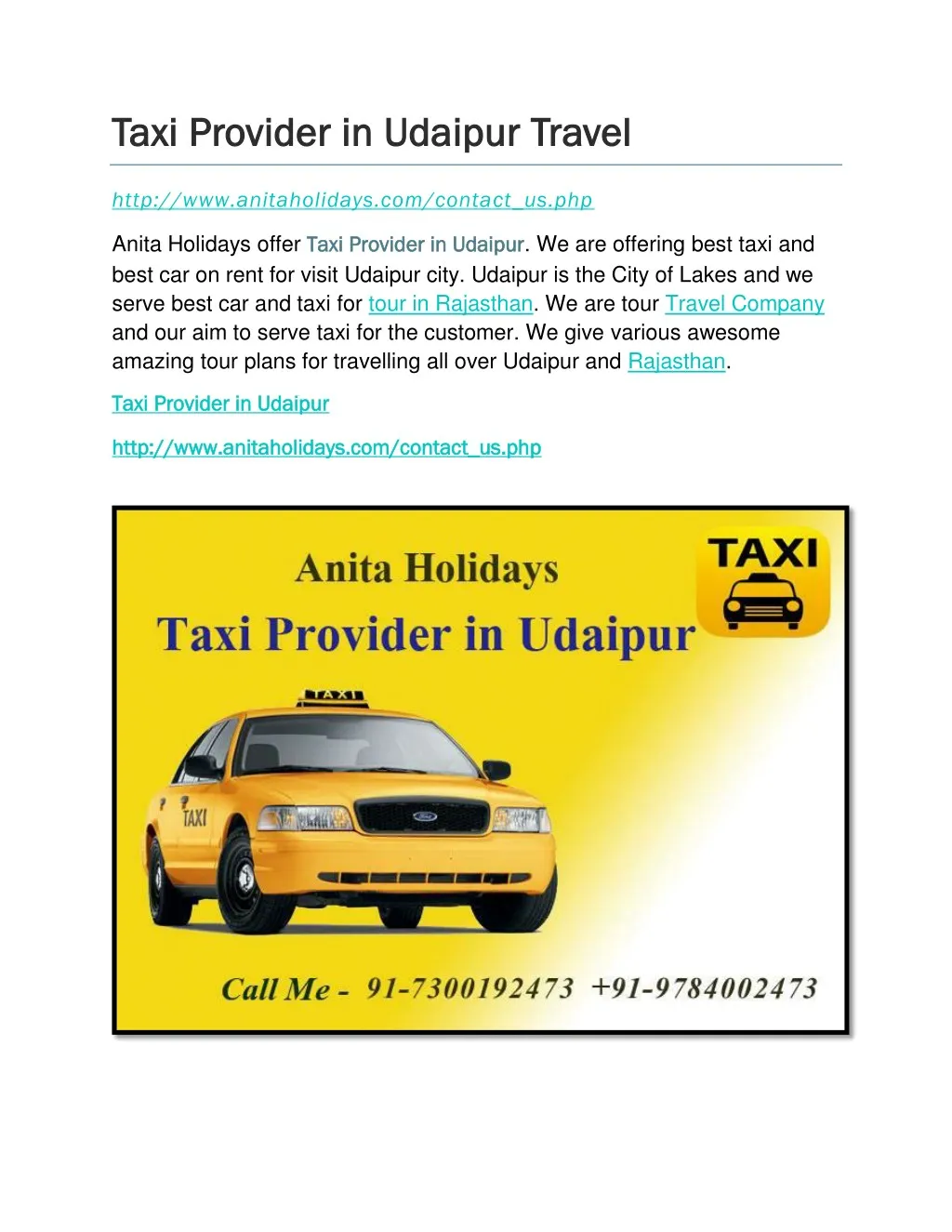 taxi provider in udaipur travel taxi provider