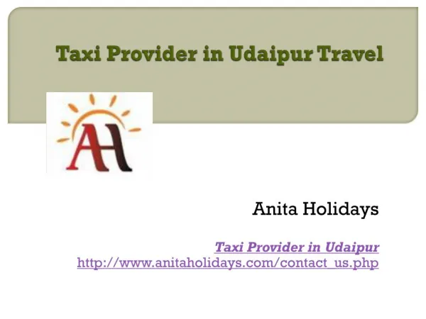 Taxi provider in udaipur travel