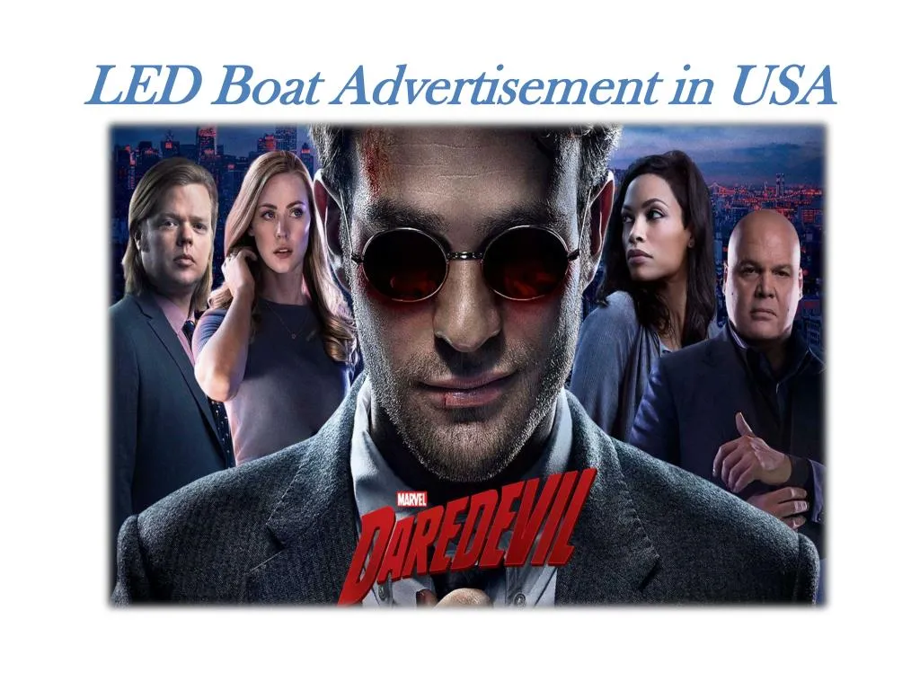 led boat advertisement in usa