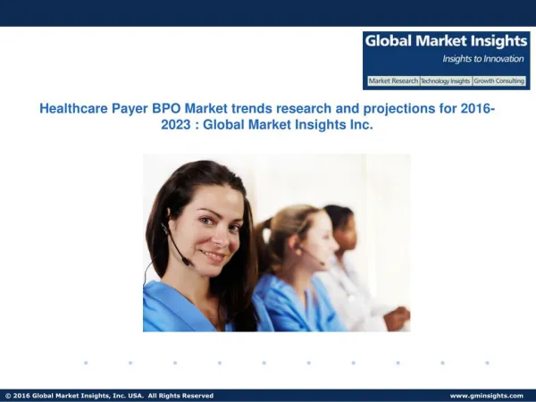 Healthcare Payer BPO Market analysis research and trends report for 2016-2023