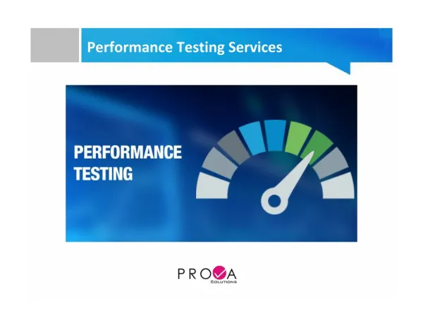 Performance testing services