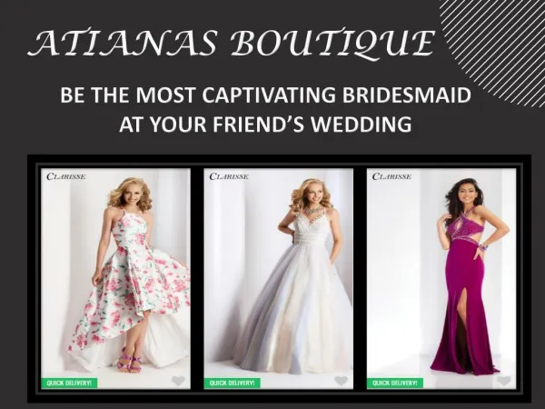 Woman Dresses online store: Prom, Bridal