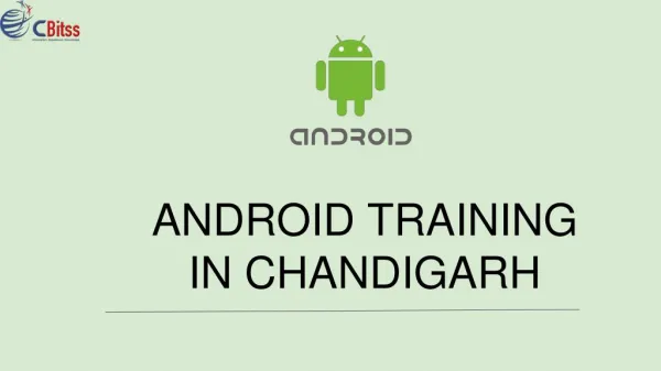 Android Training in Chandigarh