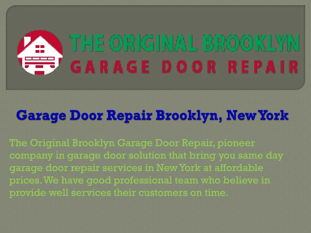 garage door repair brooklyn new york