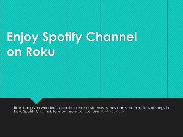 Stream best albums in Roku Spotify Channel