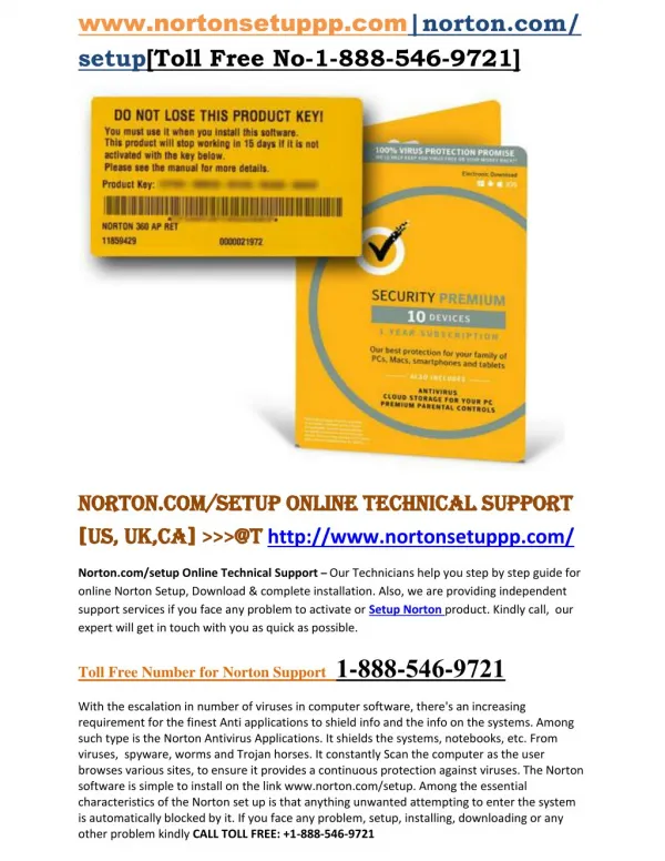 www.nortonsetuppp.com|norton.com/setup[Toll Free No-1-888-546-9721]@US,UK,CA