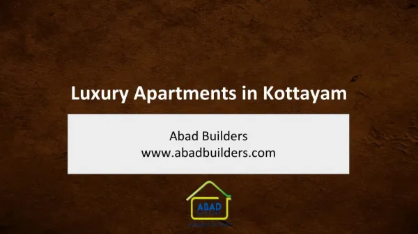 Luxury Apartments and Flats
