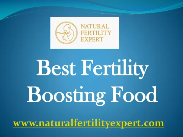 Best Fertility Boosting Food - naturalfertilityexpert.com
