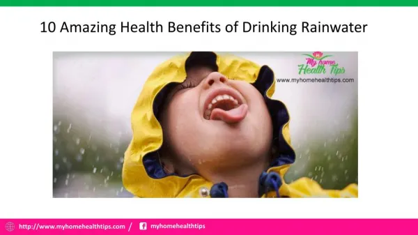 Amazing Health Benefits of Drinking Rainwater