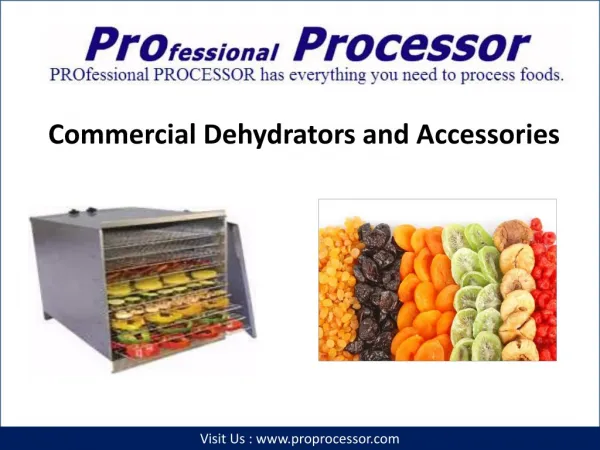 Commercial Dehydrator Systems