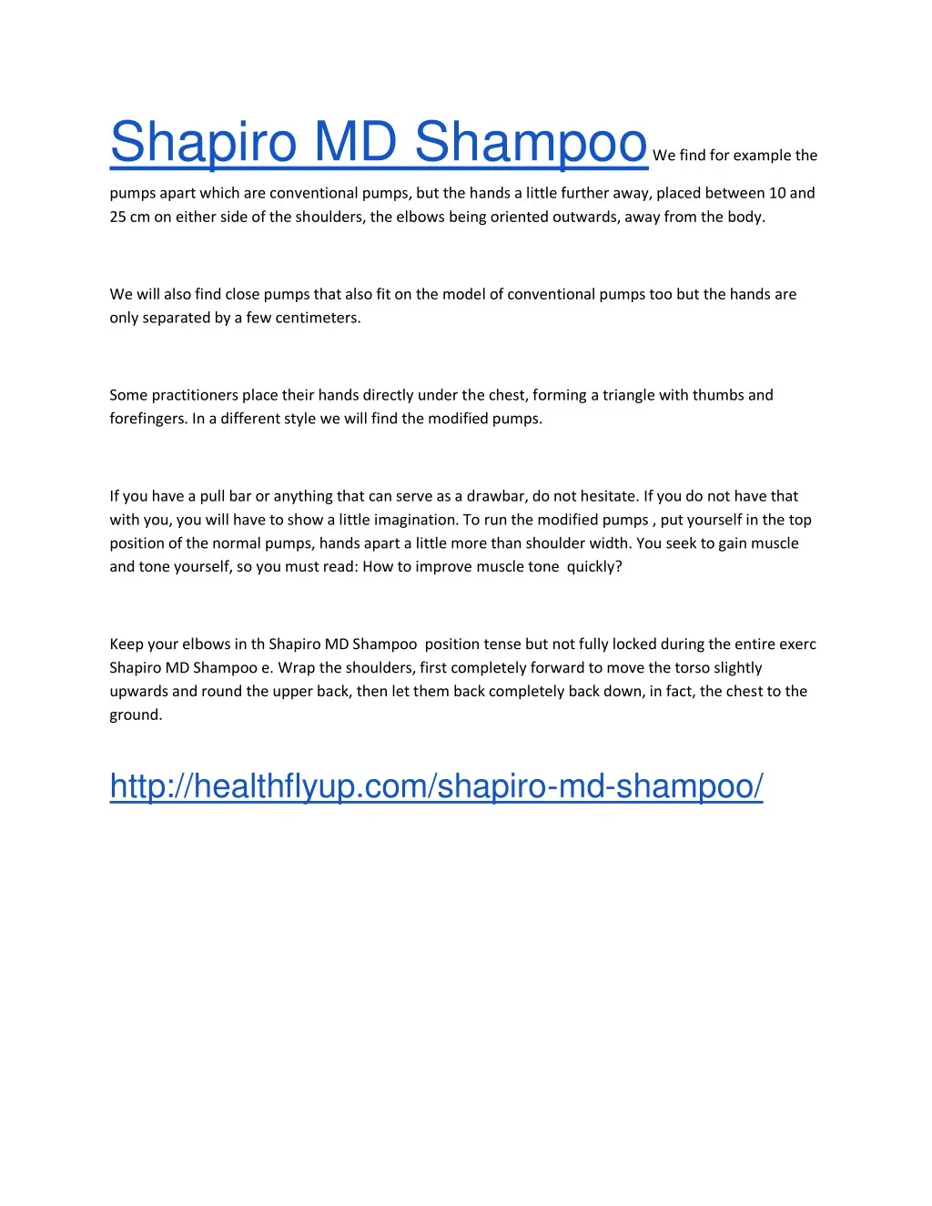 shapiro md shampoo we find for example the