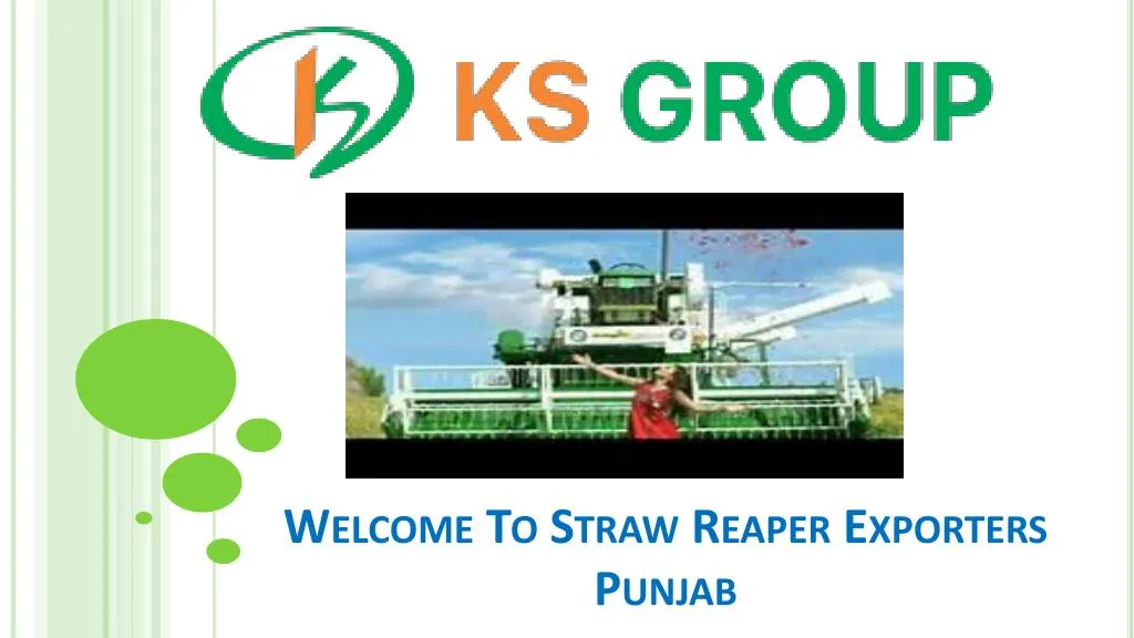 welcome to straw reaper exporters punjab