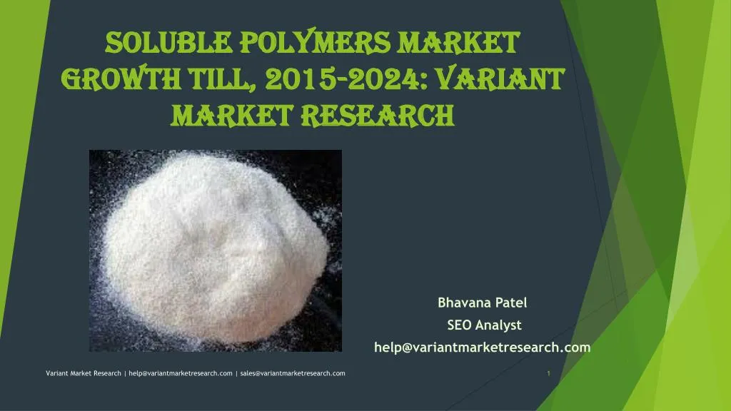 soluble polymers market growth till 2015 2024 variant market research