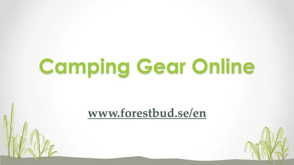 camping gear online