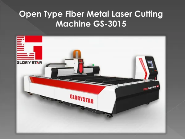 Open Type Fiber Metal Laser Cutting Machine GS-3015