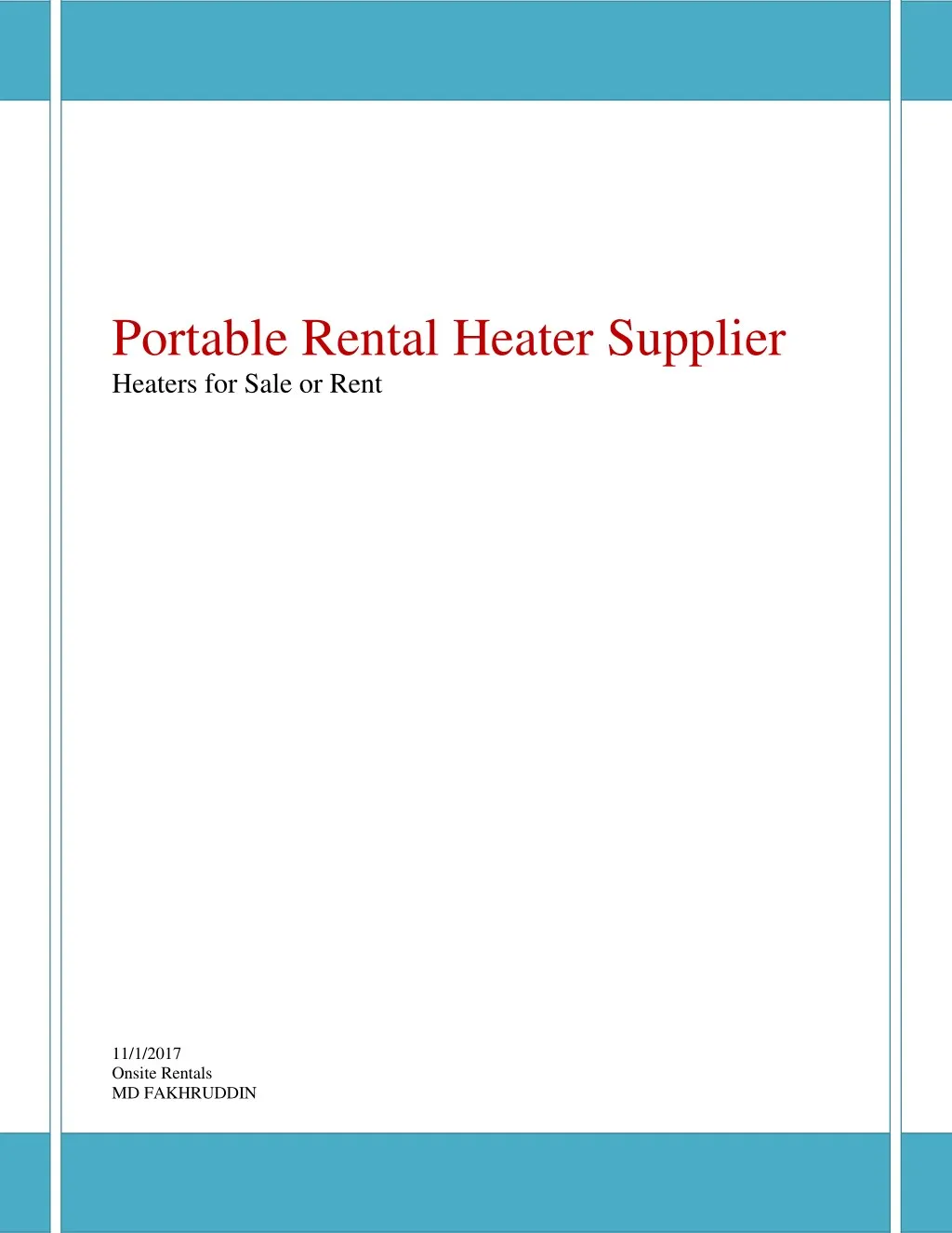 portable rental heater supplier heaters for sale