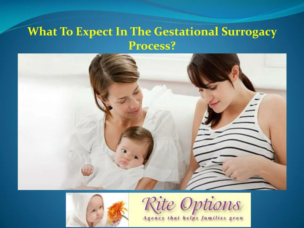 what to expect in the gestational surrogacy