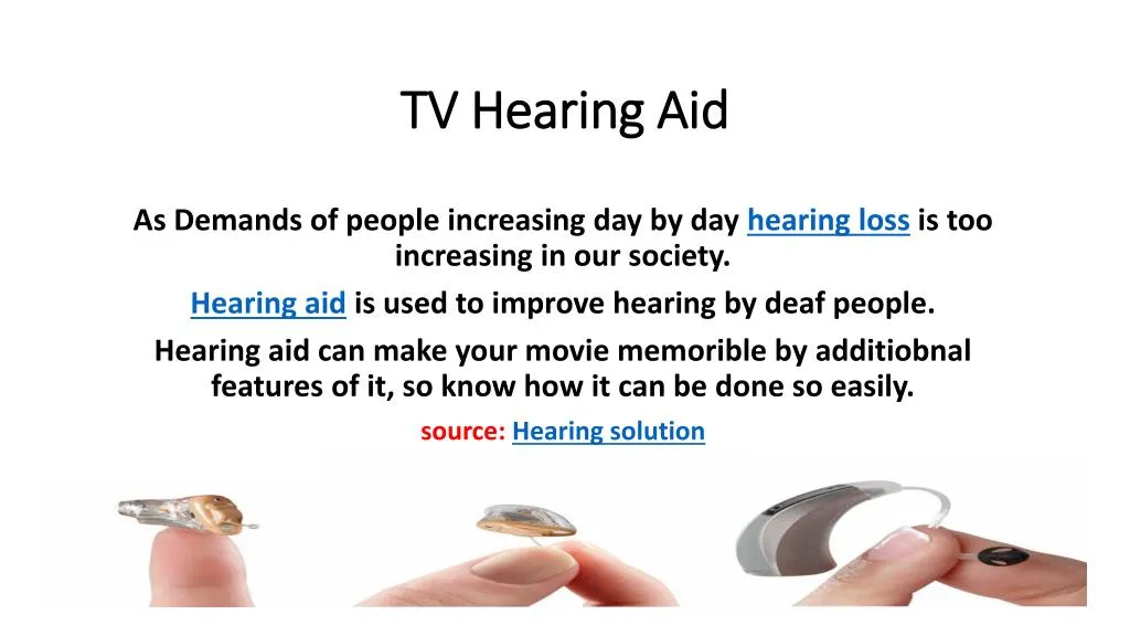 tv hearing aid