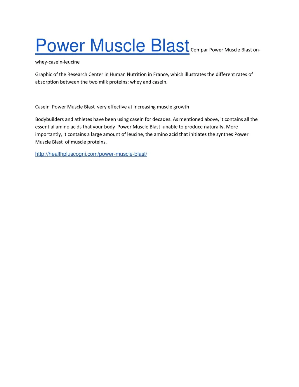 power muscle blast compar power muscle blast on